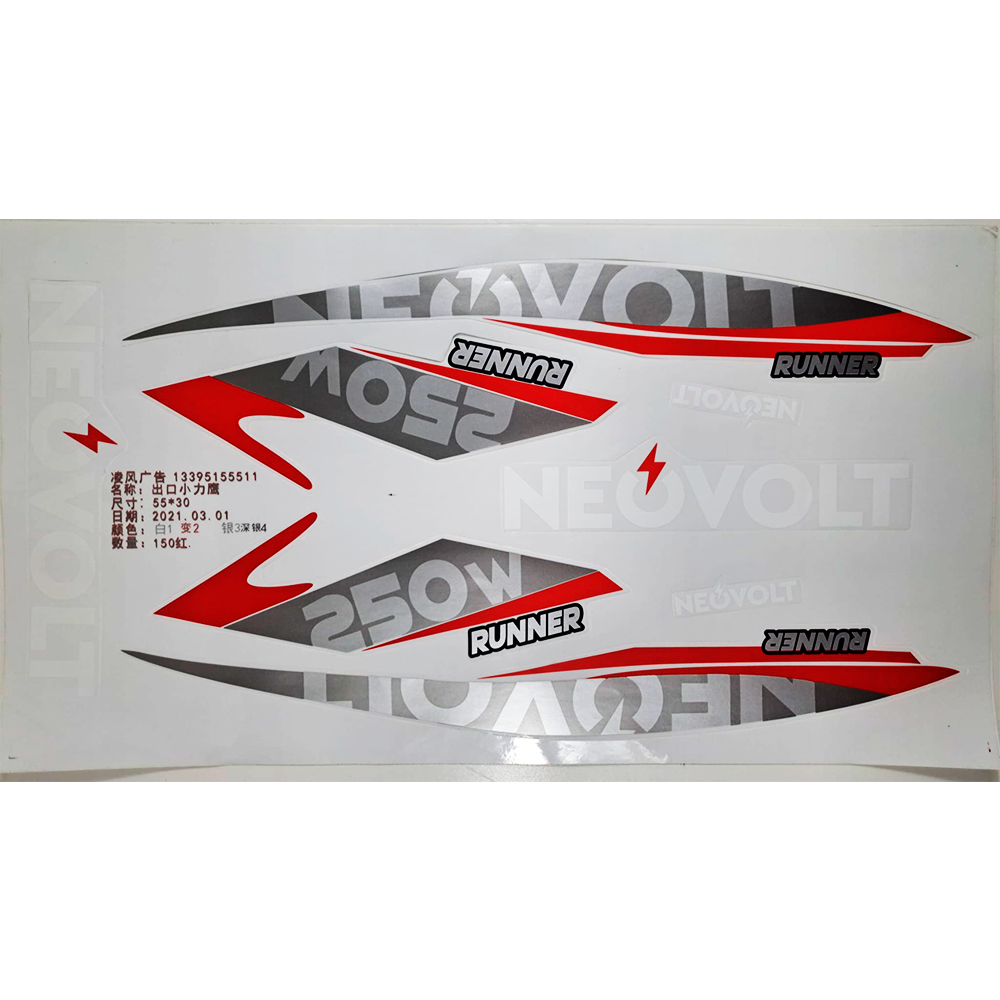 Kit - Autocolantes - Neovolt (Runner)
