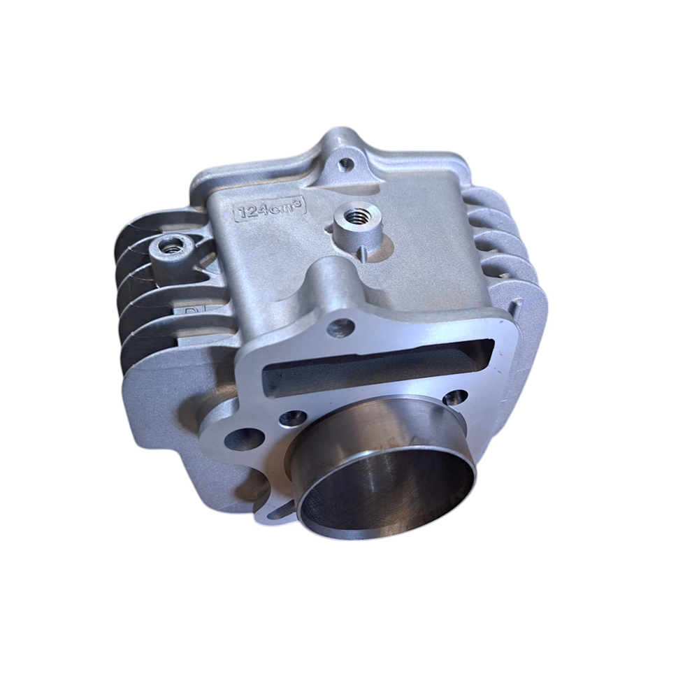 Cilindro SIMPLES (52.4mm) alt.78.5mm - (ALUMINIO) - ECO - Pitbike 125cc (CINZA)