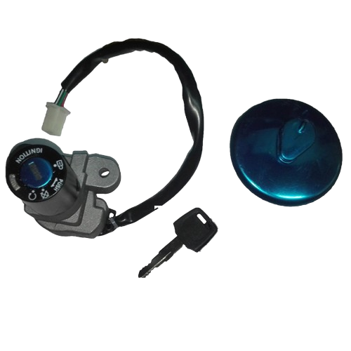 Kit Chaves / Canhao de igniçao - Bluroc/Bullit (Hero 125 - 250 / Hunt) (S/ CHAVE RESERVA)