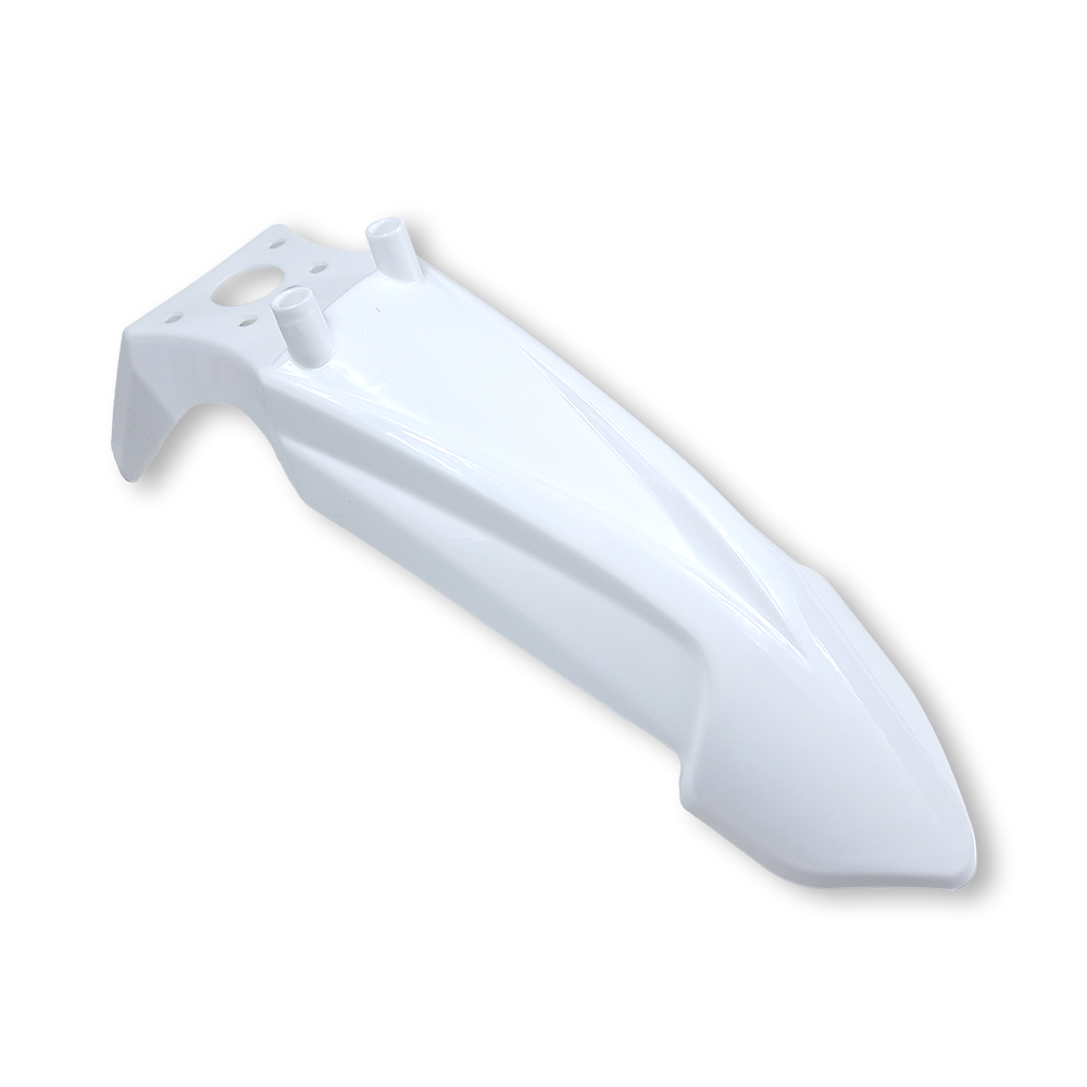 Carenagem, Guarda-lamas dianteiro, (branco) - Tox (E-Saker 500W - EMD04)