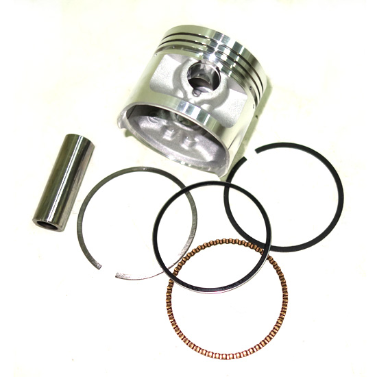 Kit - piston (c/ rasgos) Ø 56.5mm / cav. 15 - CG125 156FMI