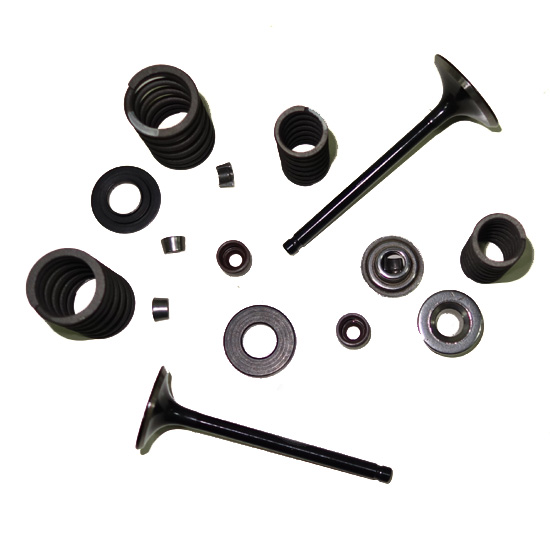 Kit - Valvulas (Admissao 30.5x78x5 + Escape 26.5x78x5) c/ molas, pratos e retentores, CF250 172MM