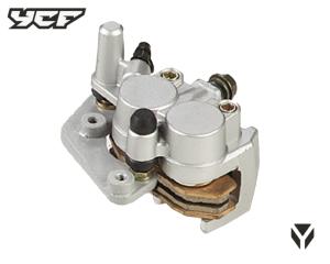 Pinça de travao frente (dois pistões), Compativel com todos modelos  YCF de 2008 a 2015 ( Excepto YCF 50A) / Pitbike