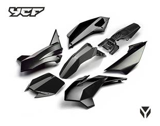 Kit - Carenagem (Completa) (preto), PILOT/FACTORY &gt;2016 YCF / Pitbike
