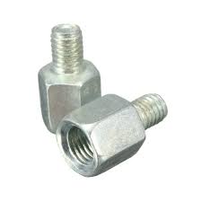 Kit (x2) - Adaptador de Rosca de Espelho. Converte M8 (rosca direita) em M10 (rosca direita)