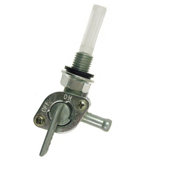 Torneira de gasolina/combustivel (rosca macho 1.25x10mm) - Tox (Racer x2 49 / Volcano MX 110) mini moto