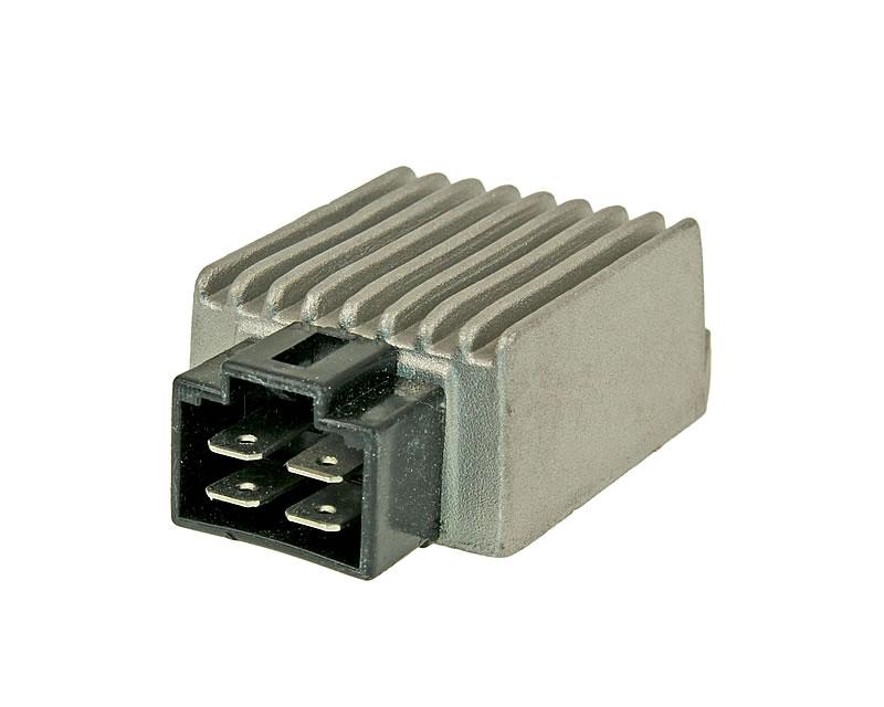 Retificador de Corrente (1 Ficha / 4 PINS / &quot;HALF-WAVE&quot;), GY6 50 139QMB / Neco (Borsalino DUE) / ATV 90/110