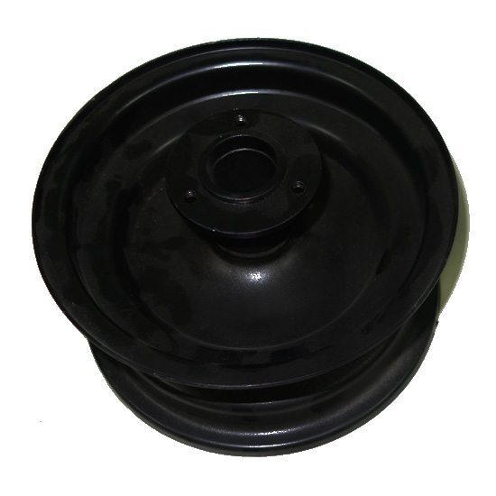 Jante dianteiro 6&quot; (preto mate) (s/ rebordo do aro decorativo) - Tox (mini-Madox 49 QD07/Madox 90)