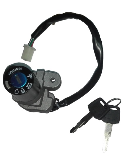 Kit Chaves / Canhao de igniçao - Bluroc/Bullit (Hero 125 - 250 / Hunt-S) (S/ Tampa do Deposito)
