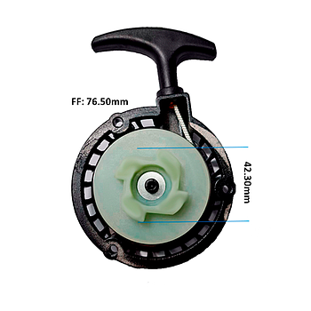 Interior do Puxador Manual Facil (3 furos) - TOX (minimoto 49cc)
