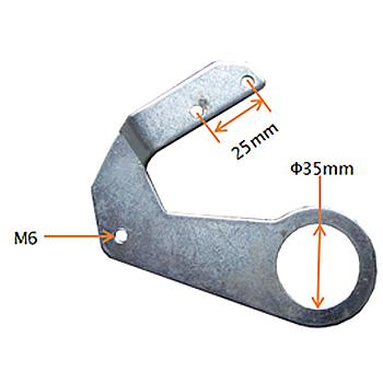 Chapa de Suporte da Pinça de travao traseiro, Tox (QD07) mini-ATV 49