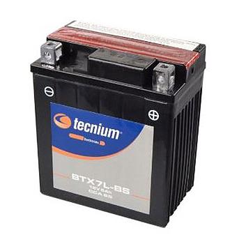 Bateria 12V/6AH (YTX7L-BS), ATV150/250 / COMP. MALAGUTI (XSM 125 / XTM 125 / DUNE 125 / DUNE 125 X / RST 125) TECNIUM ®