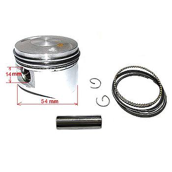 Kit - piston 120/125cc Ø 54mm / cav. 14, Pitbike