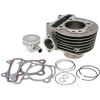 Kit - Cilindro (125cc / 52.4mm cav 15mm) + piston, GY6 125, 152QMI / Neco (Azzuro 125 / Borsalino 125)