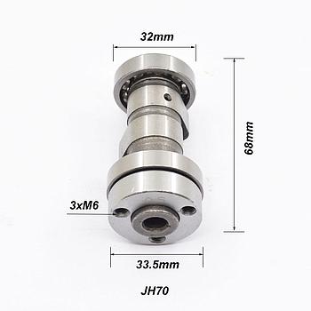 Arvore de cames 70-90-110-125 (s/ descompressor) 68mm / Pitbike