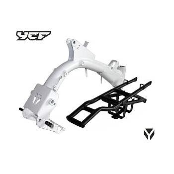 Quadro completo (branco)(Sub-quadro incluido), YCF (LITE) / Pitbike