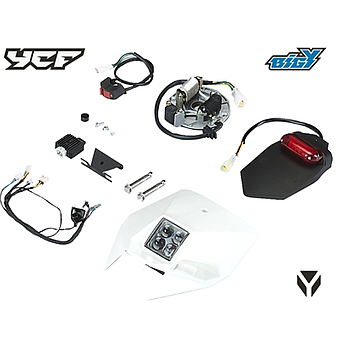 Kit iluminaçao preto YCF / Pitbike