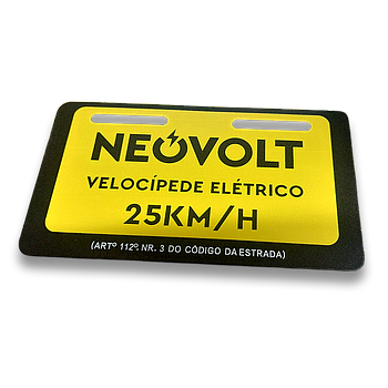 Placa de matricula - Neovolt / Universal