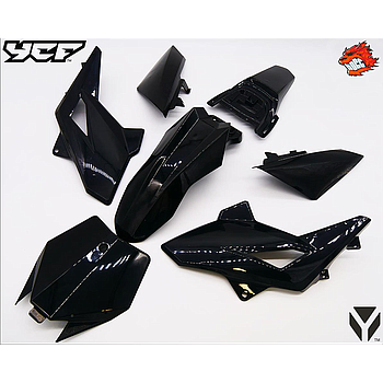 Kit carenagens completo - YCF (50cc) PRETO